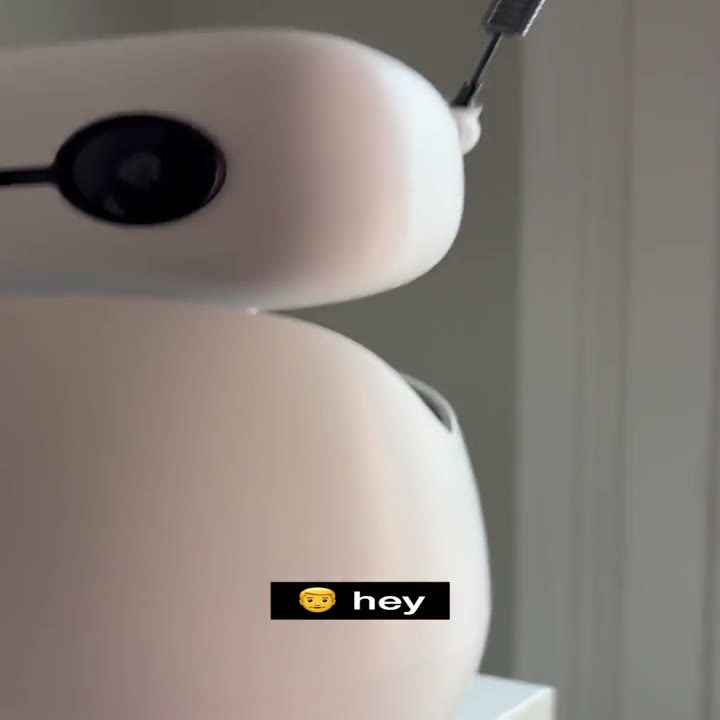 Reachy Mini robot running on-device voice-to-voice AI on a Raspberry Pi 5