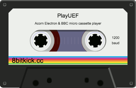 Loading a retro cassette game into an emulator with PlayUEF